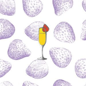 Mimosa Cocktail Pin