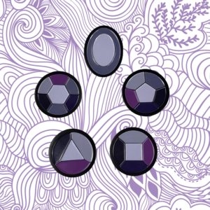 Steven Universe Obsidian Pin Set