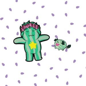 Steven Universe Watermelon Set | Watermelon Steven Patch Watermelon Pup Pin