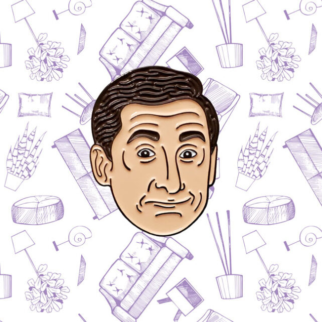 Michael Scott Enamel Pin The Office